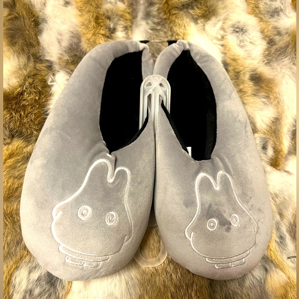New Rare Childs Miffy Dick Bruna MiffySlippers Size 6-9 Gray  Rabbit